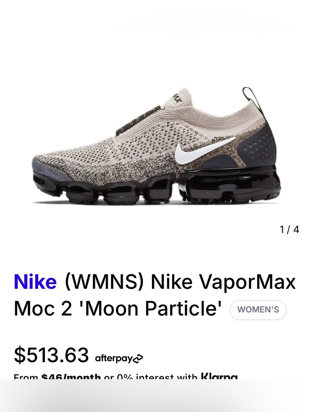 Nike - (WMNS) Nike VaporMax Moc 2 'Moon Particle